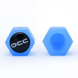 Stöpselset OCC Motorsport OCCLEV004 4 Stück Fluoreszierend Blau