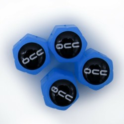 Stöpselset OCC Motorsport OCCLEV004 4 Stück Fluoreszierend Blau