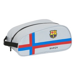 Schuhtasche für die Reise F.C. Barcelona Grau (34 x 15 x 18 cm)