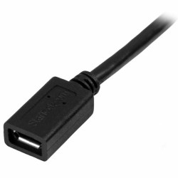 Kabel Micro USB Startech USBUBEXT50CM Schwarz