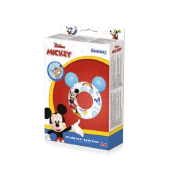 Bestway Schwimmring Disney Mickey Mouse Mit Ohren 74x76 cm +3 bis 6 Jahre Pool und Strand 09109