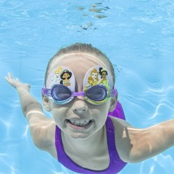 Bestway Schwimmbrille für Kinder Silikonband Prinzessinnen +3 Jahre Pool und Strand 09115