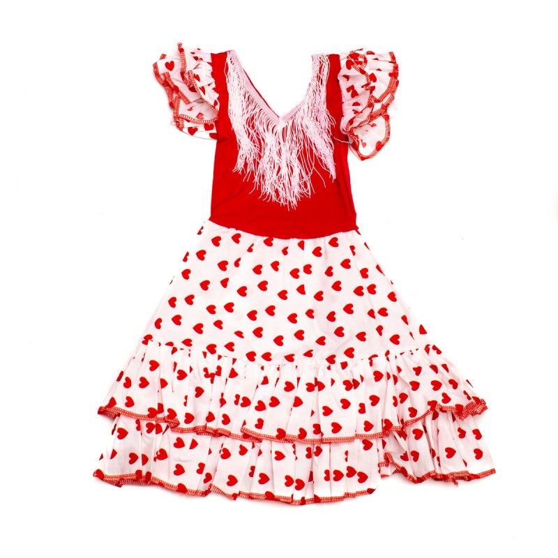 Kleid Flamenco VS-RB-LHEARTH 4 Jahre