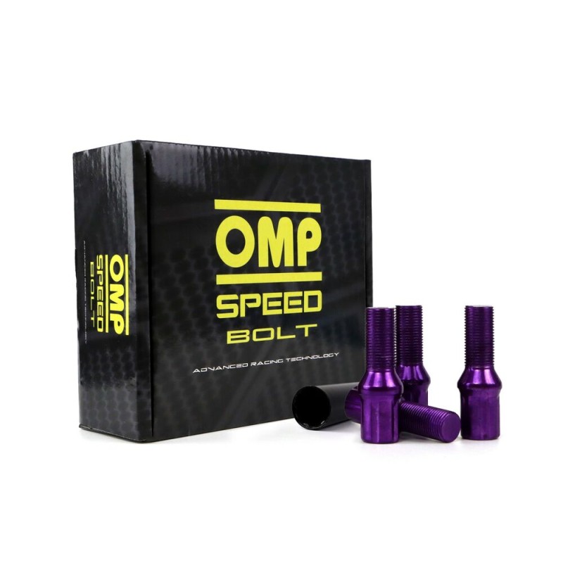 Set Muttern OMP 27 mm Violett 20 uds M12 x 1,50