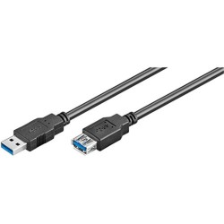 USB-Kabel Ewent Schwarz 1 m (MPN )