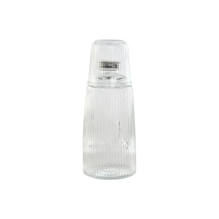 Wasserflasche Home ESPRIT Durchsichtig Kristall 240 ml 1 L