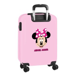 Koffer für die Kabine Minnie Mouse My Time Rosa 20'' 34,5 x 55 x 20 cm