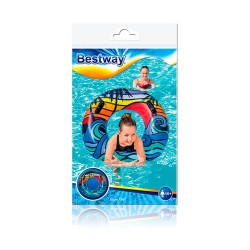 Bestway Aufblasbarer Schwimmring mit Griffen Farbauswahl D91 cm +10 Jahre Strand und Pool 36350