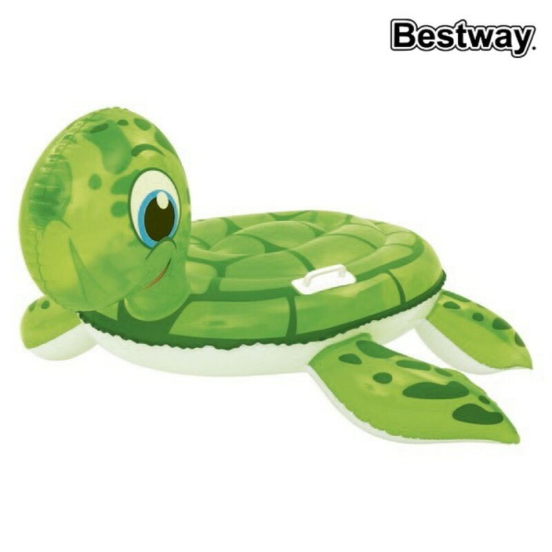 Bestway aufblasbare Schildkrötenfigur mit Griffen 140x140 cm +3 Jahre Strand und Pool 41041