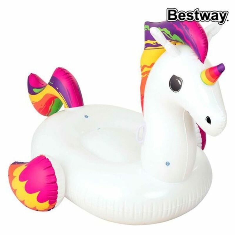 Bestway Aufblasbare Figur Einhorn mit Griffen 224x164 cm Strand und Pool 41113