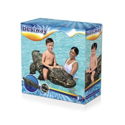 Bestway Aufblasbare Krokodilfigur mit Griffen 193x94 cm +3 Jahre Strand und Pool 41478