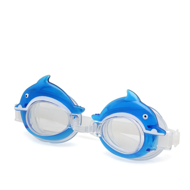 Kinder-Schwimmbrille Blau Delfin