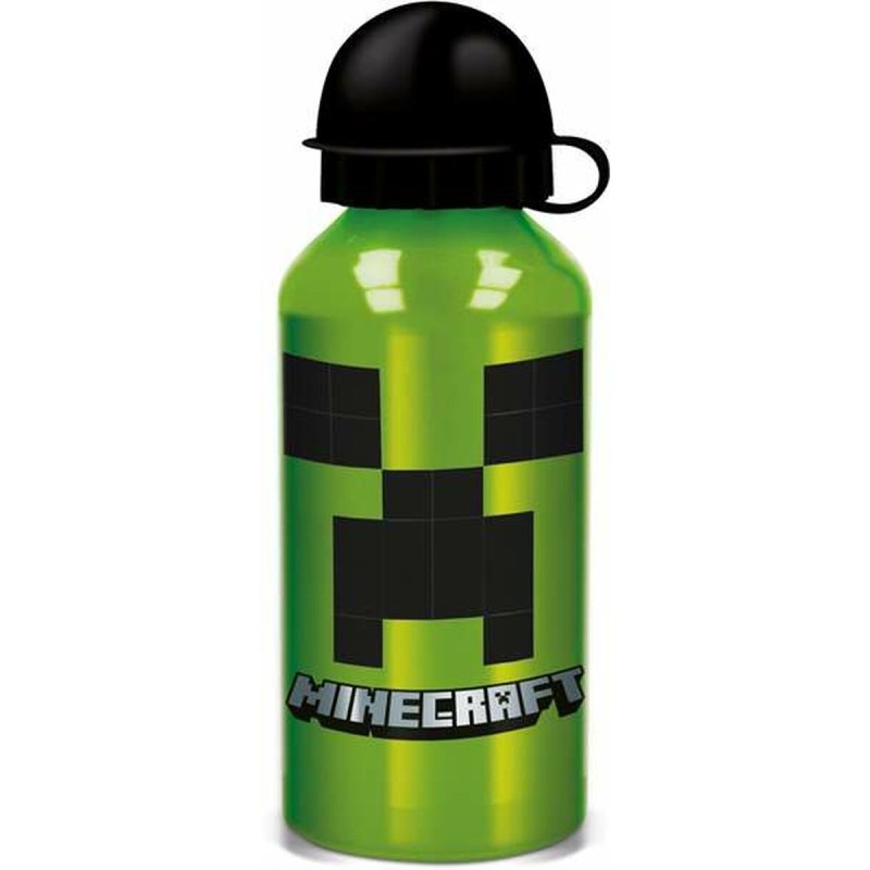 Flasche Minecraft Creeper Green 400 ml Silikon Aluminium