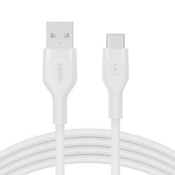 USB-C-Kabel auf USB Belkin BOOST↑CHARGE Flex Weiß 2 m (1 Stück)