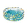 Bestway Aufblasbares Pool 3 Ringe Transparent Tropical 150x53 cm +6 Jahre Garten 51045