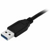 USB A zu USB-C-Kabel Startech USB315AC1M Schwarz