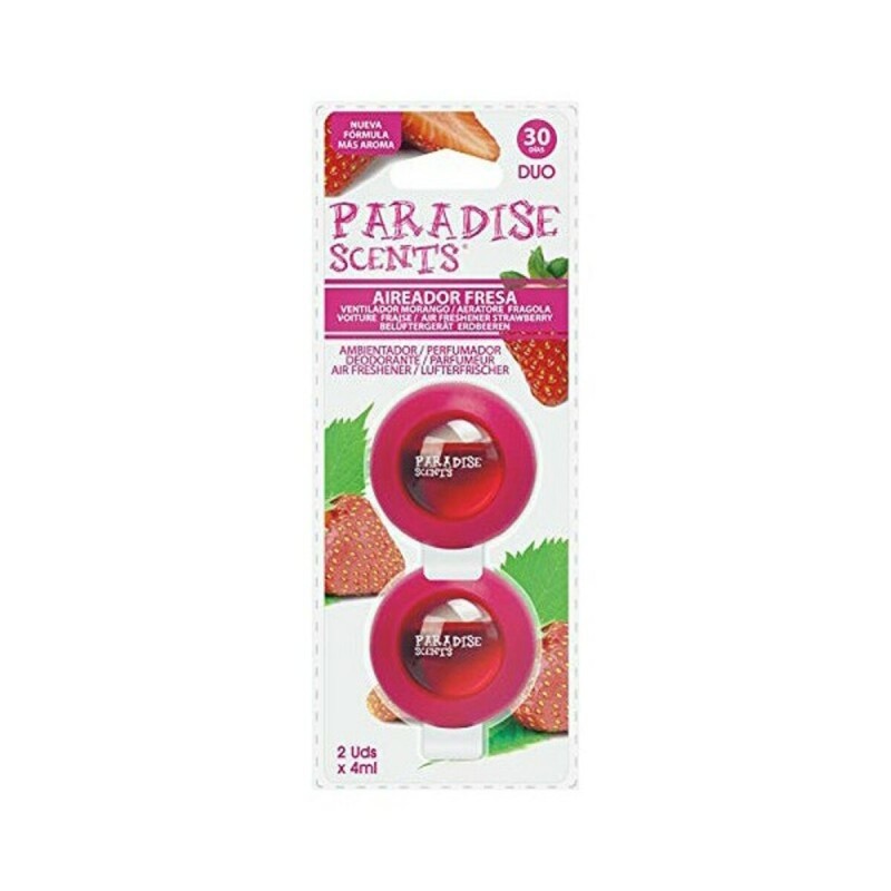 Auto Lufterfrischer Paradise Scents Erdbeere Duo (2 uds)