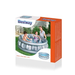 Bestway Aufblasbares Kinderbecken 3 Kammern Raumschiff 152x43 cm +3 Jahre Garten 51080