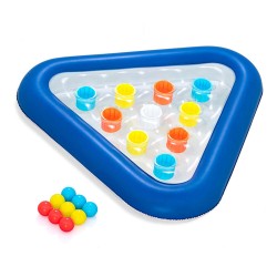 Bestway Schwimmendes Dreieck aufblasbares Spiel mit Bällen 105x97 cm +3 Jahre Pool 52560