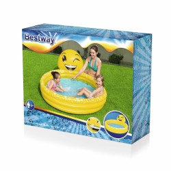 Bestway Aufblasbares Kinderbecken Lächelnder Wasserstrahl 165x144x69 cm +2 Jahre Garten 53081