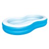 Bestway Aufblasbares Pool 2 Kammern Großer See 262x157x46 cm +3 Jahre Garten 54117