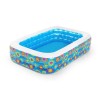 Bestway Aufblasbares Pool 3 Kammern Floral 229x152x56cm +6 Jahre Garten 54120