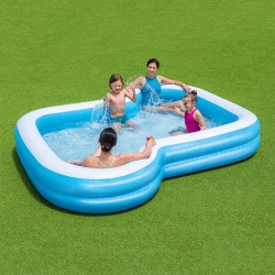 Bestway Aufblasbares Pool 2 Kammern Family 305x274x46 cm +3 Jahre Garten 54321