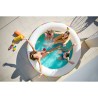 Bestway Kinderpool 2 Ringe Regenbogen 206x206x51 cm +6 Jahre Garten 54443