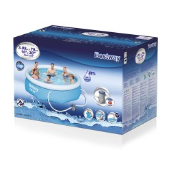 Aufblasbarer Pool Bestway Blau 3800 l 305 x 76 cm