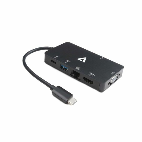 USB-C-zu-HDMI-Adapter V7 V7UC-2HDMI-BLK Schwarz