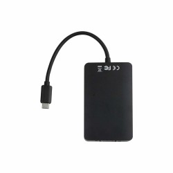 USB-C-zu-HDMI-Adapter V7 V7UC-2HDMI-BLK Schwarz