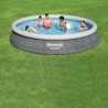 Aufblasbarer Pool Bestway Grau 9677 L 457 x 84 cm