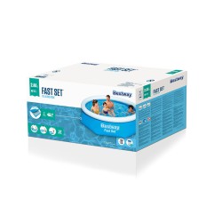 Aufblasbarer Pool Bestway Blau 1880 L 244 x 61 cm