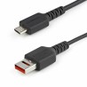 USB-Kabel Startech USBSCHAU1M USB A Schwarz