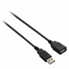 USB-Kabel V7 V7E2USB2EXT-03M USB A Schwarz