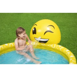 Bestway Aufblasbares Kinderbecken Lächelnder Wasserstrahl 165x144x69 cm +2 Jahre Garten 53081