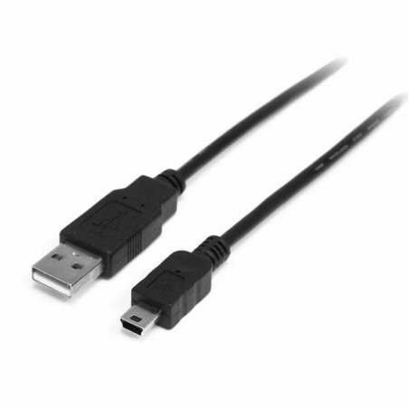 Kabel Micro USB Startech USB2HABM2M USB A Mini USB B Schwarz