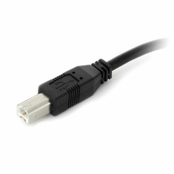 USB A zu USB-B-Kabel Startech USB2HAB30AC Schwarz