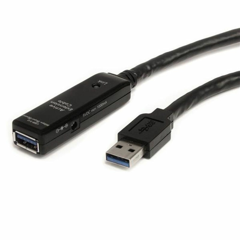 USB-Kabel Startech USB3AAEXT3M USB A Schwarz