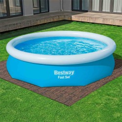 Schutzboden für abbaubare Pools Bestway 50 x 50 cm Holz