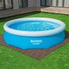 Bestway Suelo Pool-Schaum Holzstil Retractil 12 Stücke 50x50 cm Garten 58712