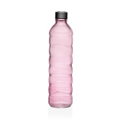 Flasche Versa 1,22 L Rosa Glas Aluminium 8,5 x 33,2 x 8,5 cm