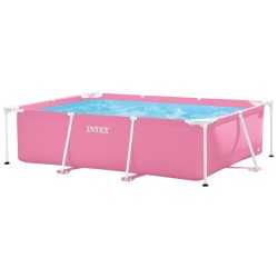 Schwimmbad Abnehmbar Colorbaby Rosa 1662 L 220 x 150 x 60 cm