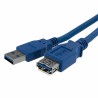 USB-Kabel Startech USB3SEXT1M USB A Blau