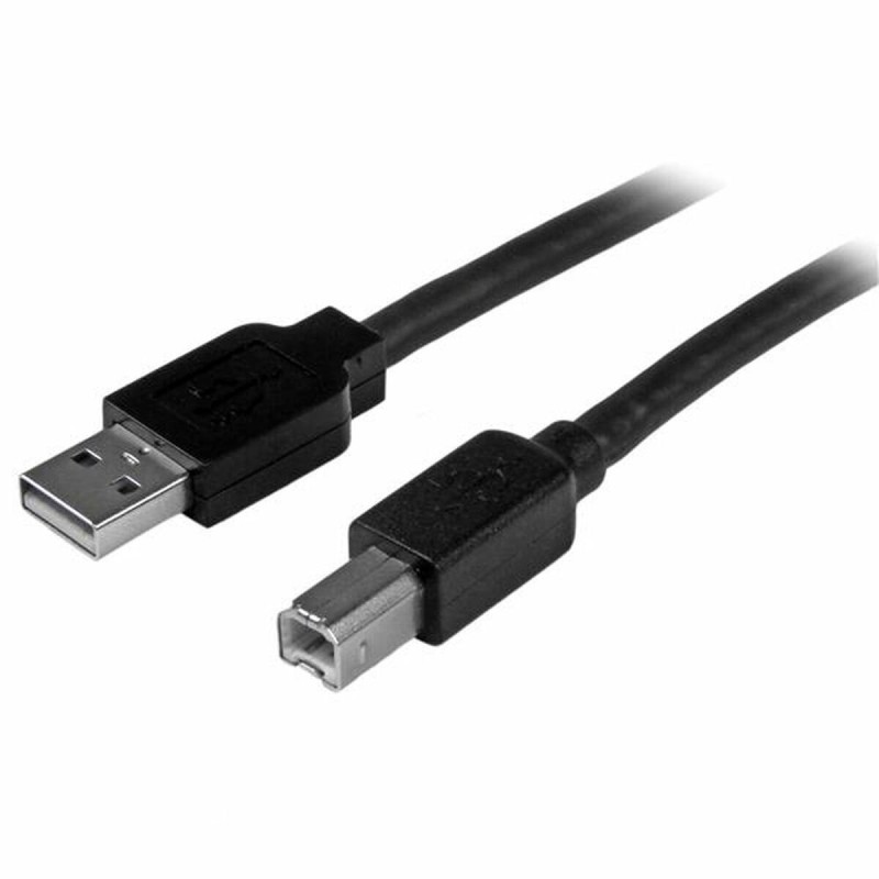 USB-Kabel Startech USB2HAB50AC Schwarz Aluminium