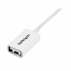 USB-Kabel Startech USBEXTPAA3MW USB A Weiß