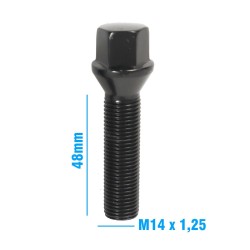 Schrauben für Reifen OMP OMPS09881401 M14 x 1,25 4 Stück