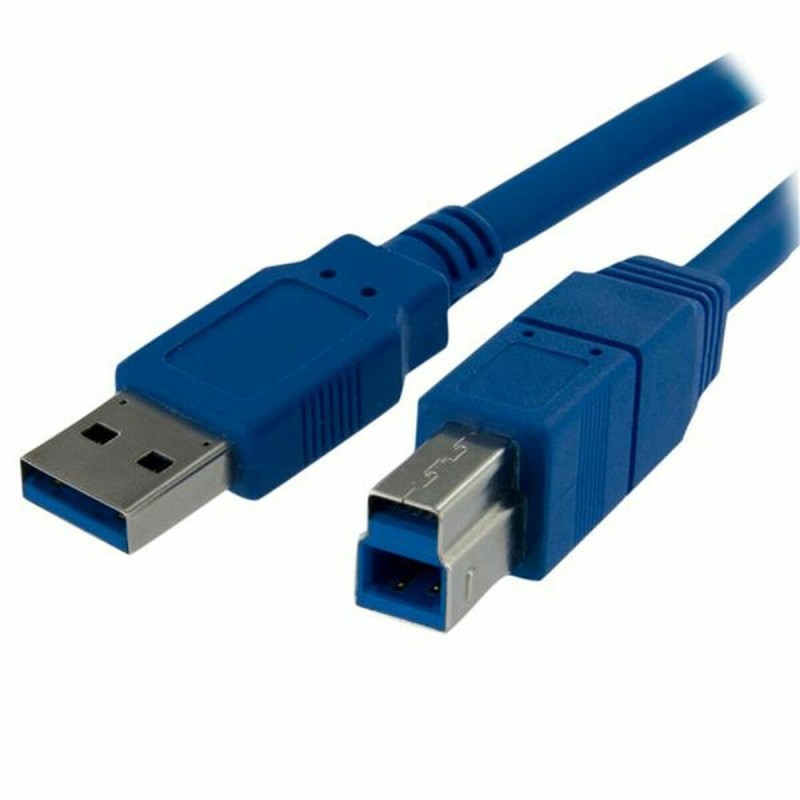 USB A zu USB-B-Kabel Startech USB3SAB1M Blau