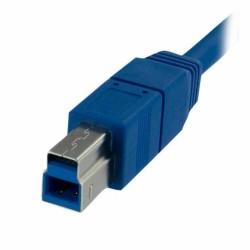 USB A zu USB-B-Kabel Startech USB3SAB1M Blau