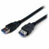 USB-Kabel Startech USB3SEXT2MBK Schwarz